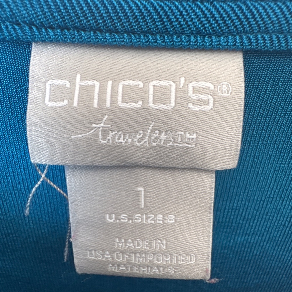 Chico’s traveler two tone bat wing shirt - Picture 3 of 5